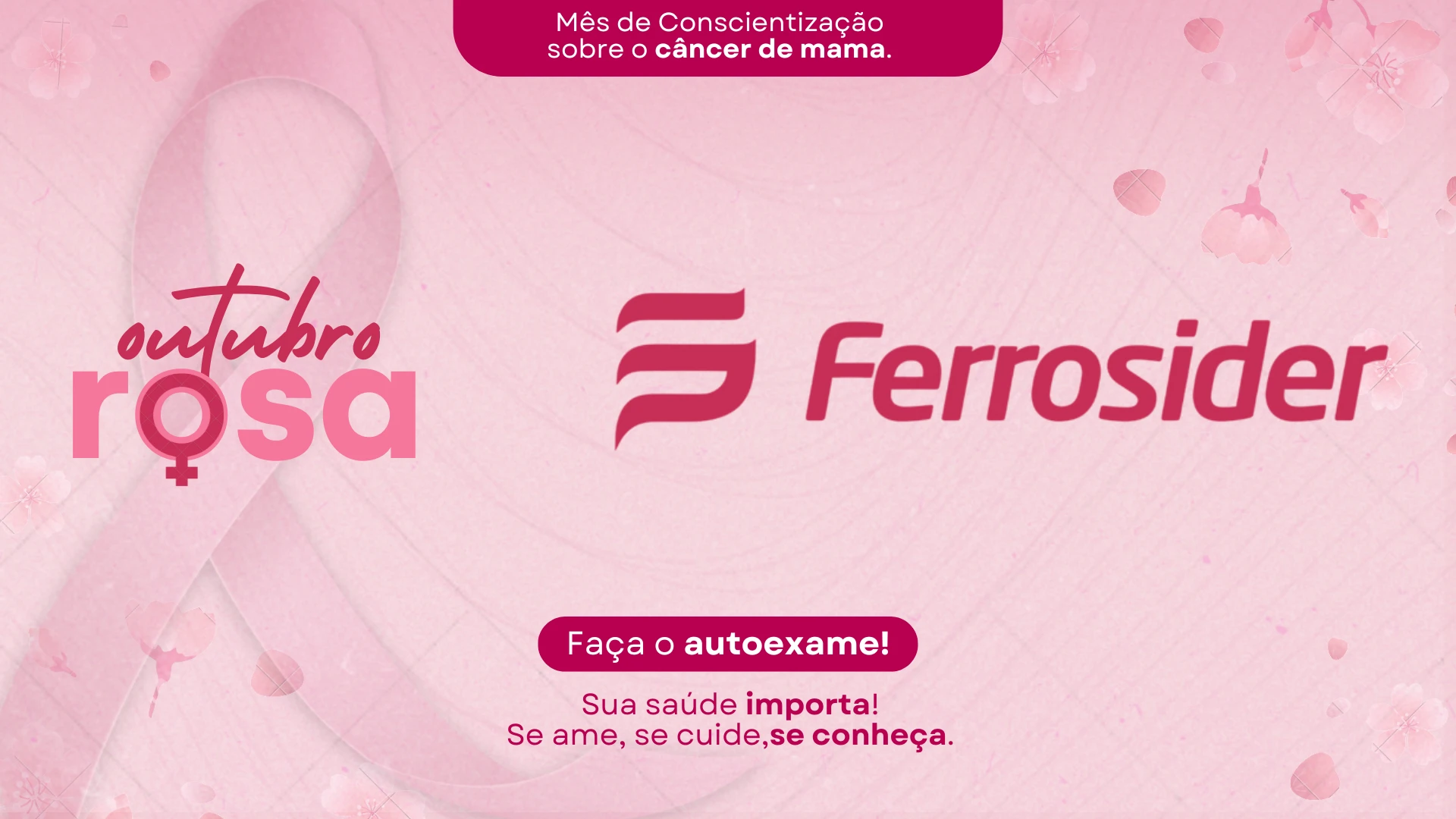 Outubro Rosa: conscientização e prevenção do câncer de mama