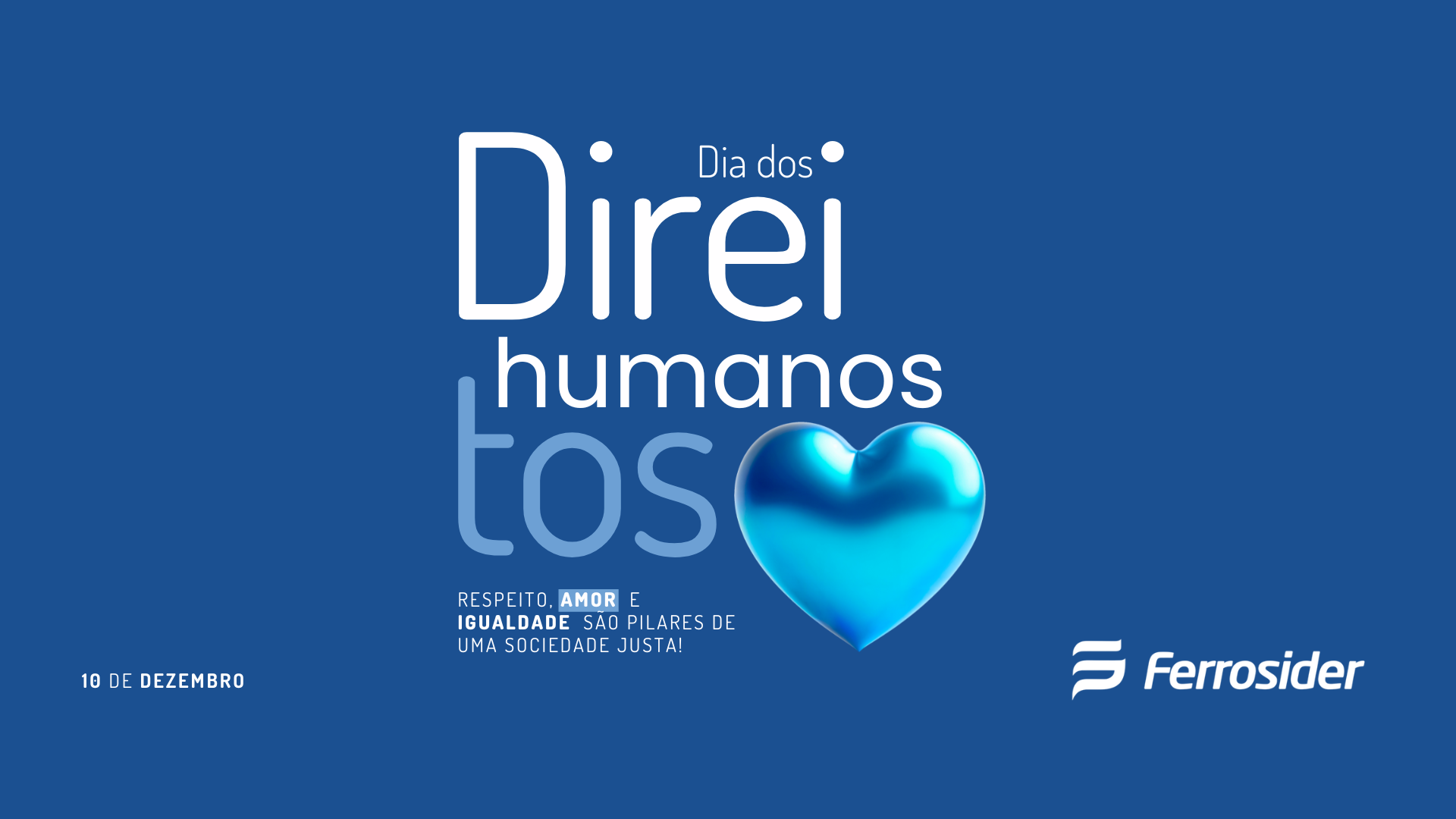 Dia 10 de dezembro, dia internacional dos direitos humanos